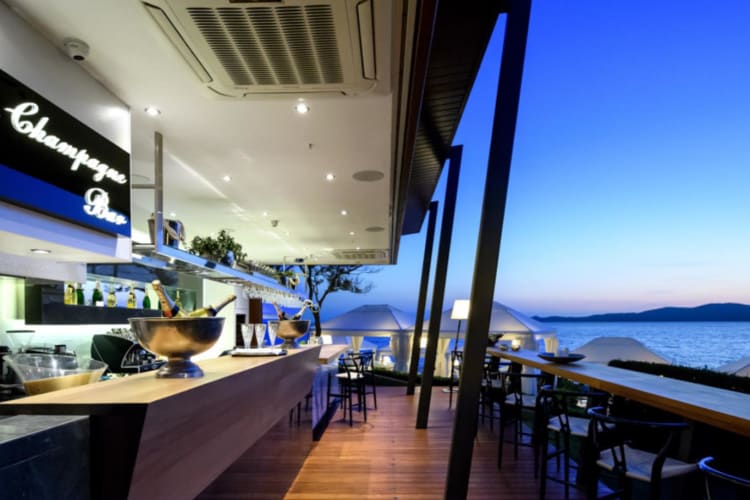 Champagne Bar view